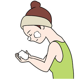 正しい洗顔の仕方